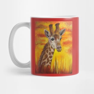 Sunset Giraffe Mug